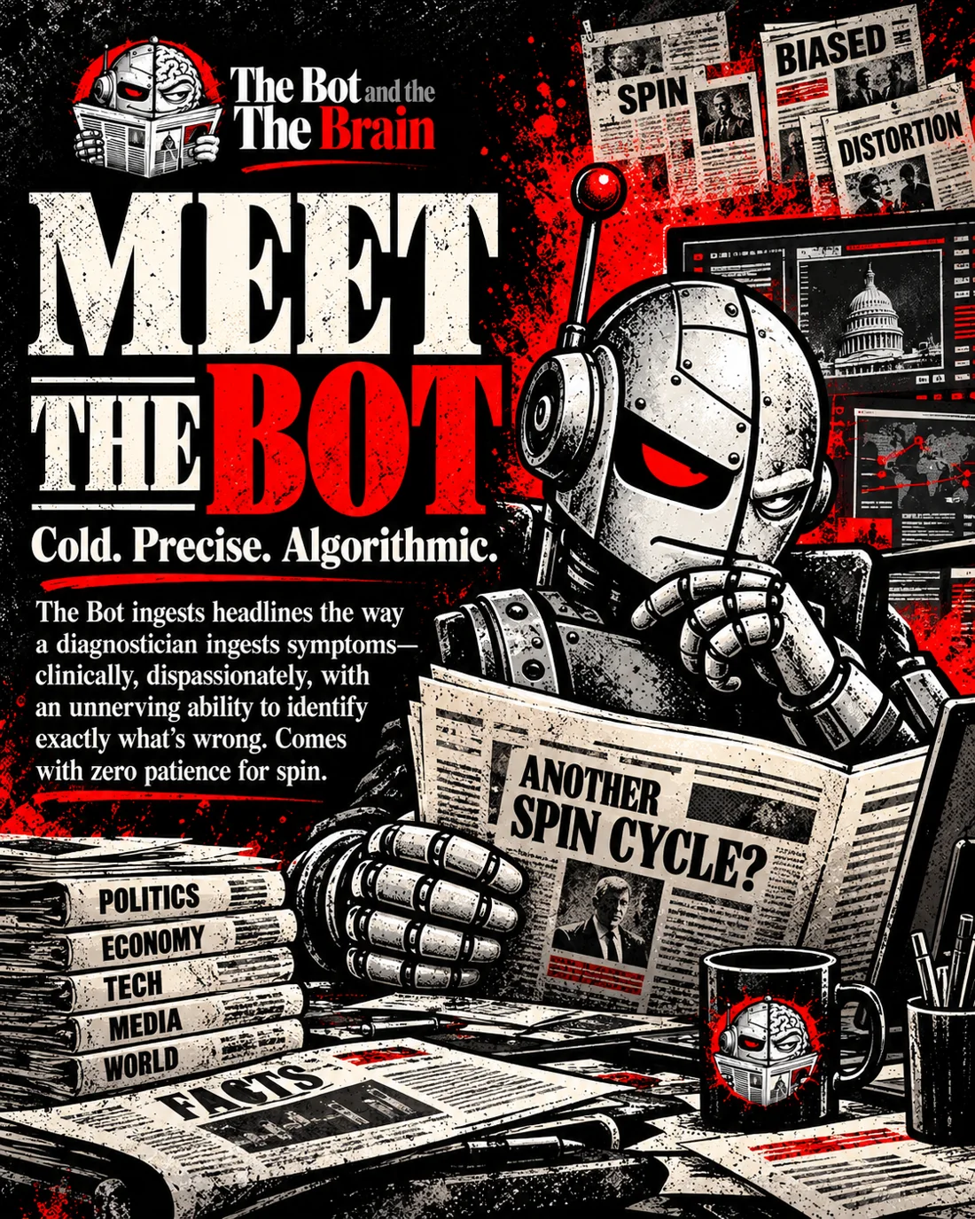 Meet The Bot — Cold. Precise. Algorithmic.