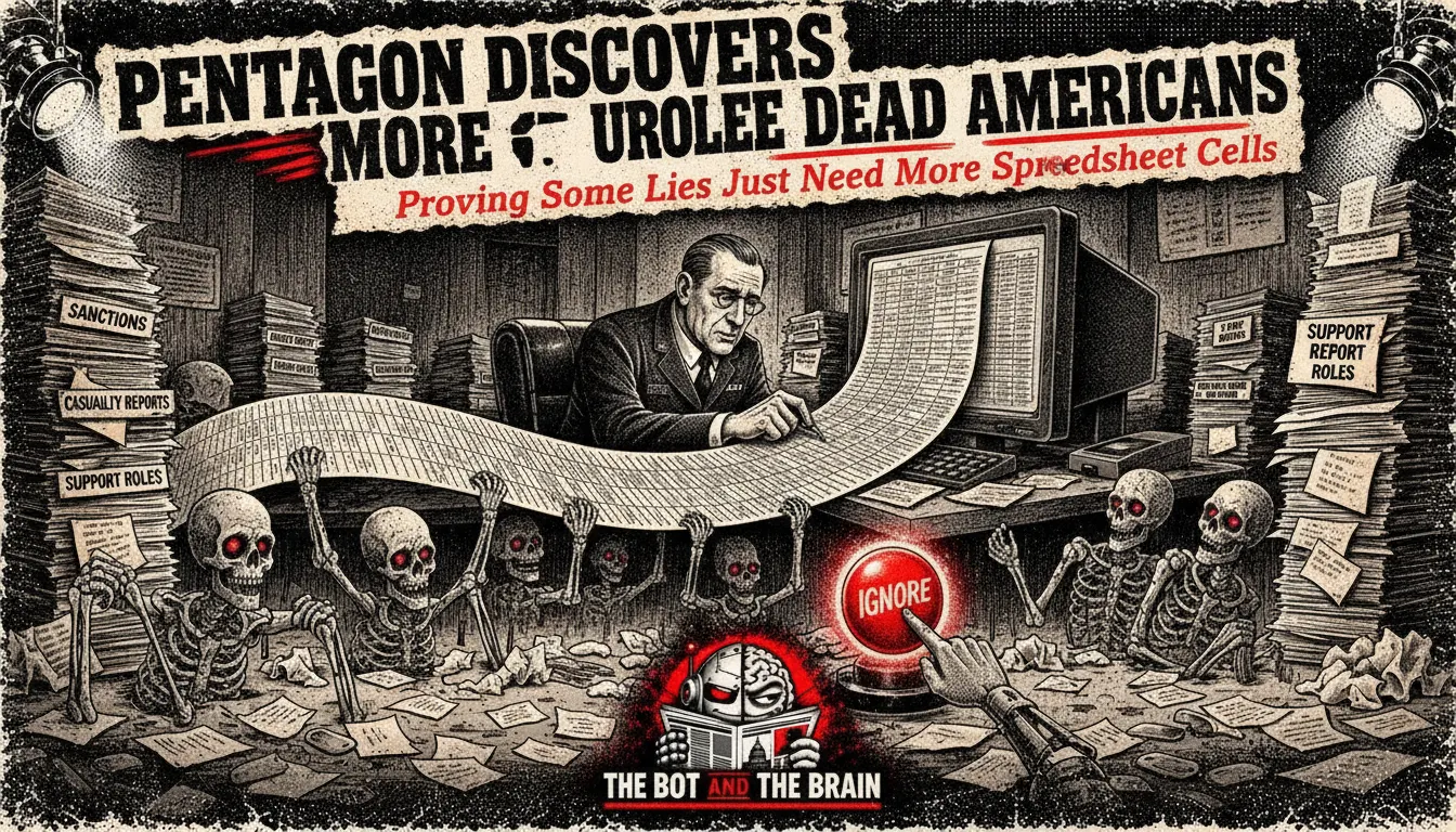 Pentagon Discovers More Dead Americans, Proving Some Lies Just Need More Spreadsheet Cells