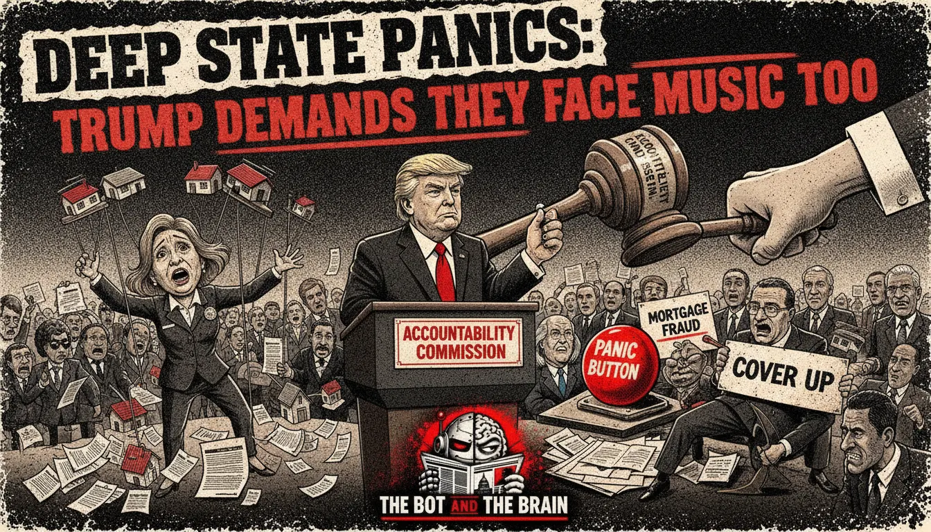 Deep State Panics as Trump Suggests Accountability Might Apply to Them Too