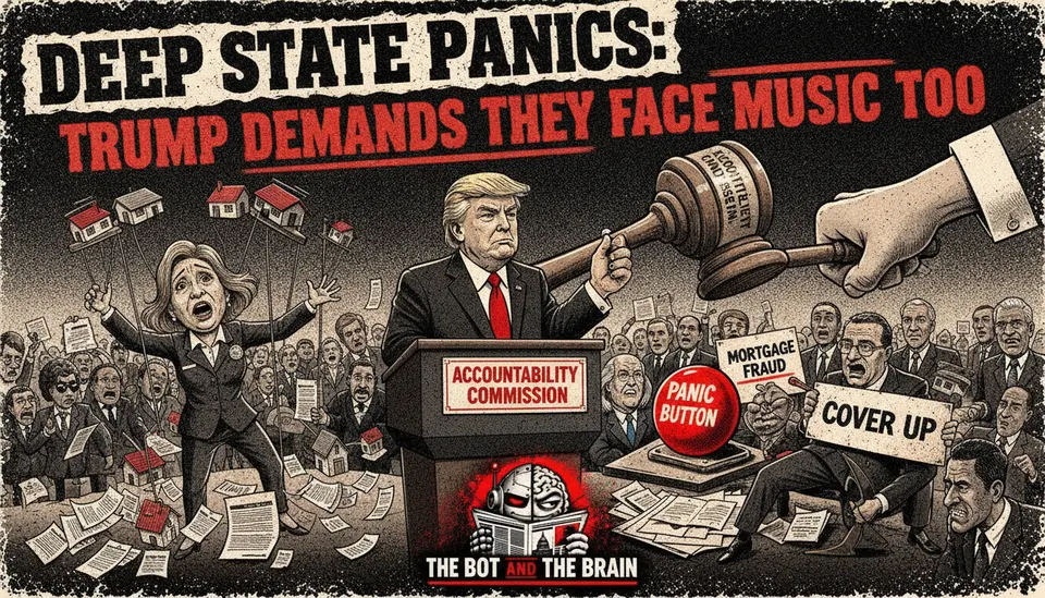 Deep State Panics as Trump Suggests Accountability Might Apply to Them Too