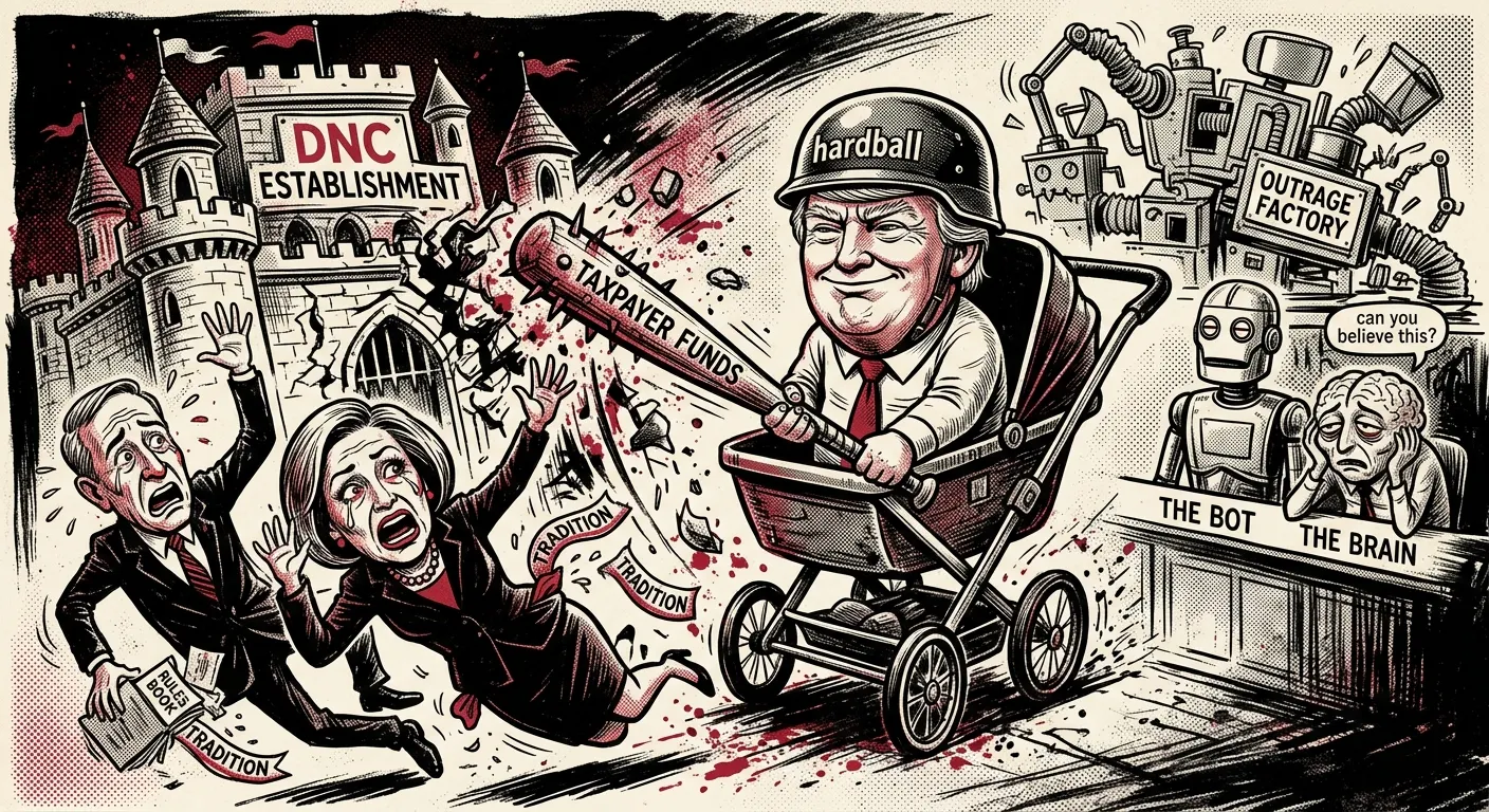 DNC Cries Foul When Trump Learns Political Hardball