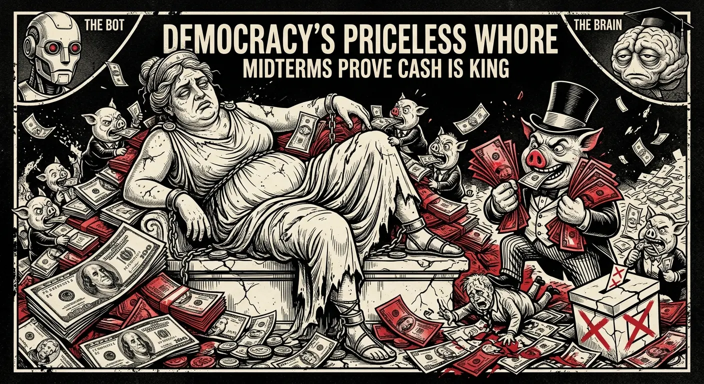 Democracy's Priceless Whore: Midterms Prove Cash Is King