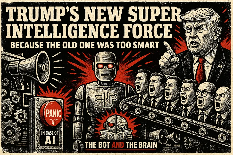 Trump's New Super Intelligence Force: Because the Old One Was Too Smart