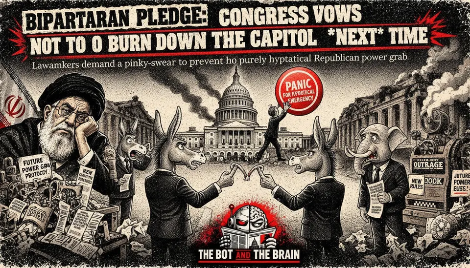 Bipartisan Pledge: Congress Vows Not To Burn Down The Capitol *Next* Time