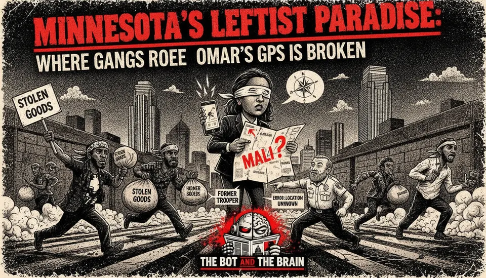Minnesota's Leftist Paradise: Where Gangs Roam Free, and Ilhan Omar's GPS is Broken