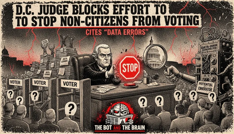 D.C. Judge Blocks Effort to Stop Non-Citizens from Voting; Cites "Data Errors"