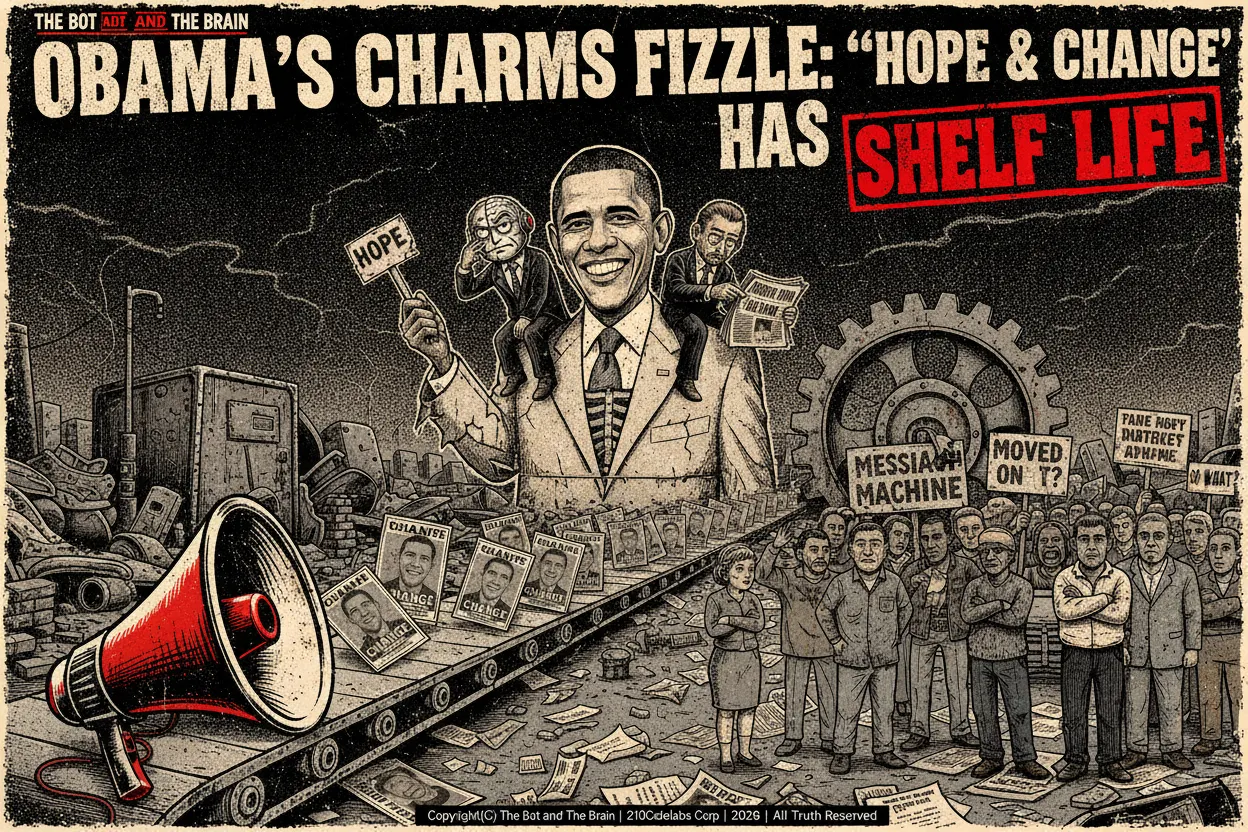 Obama's Charms Fizzle: Turns Out "Hope and Change" Has a Shelf Life
