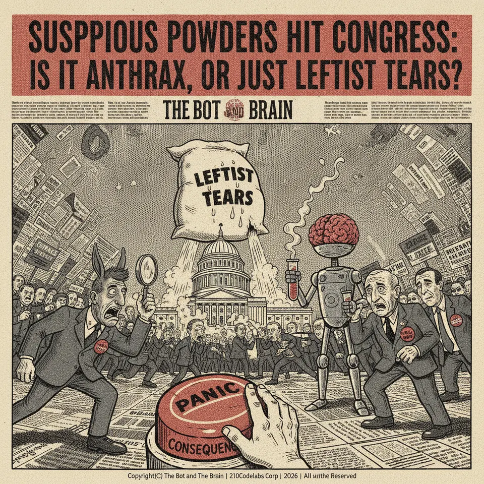 Suspicious Powders Hit Congress: Is It Anthrax, Or Just Leftist Tears?