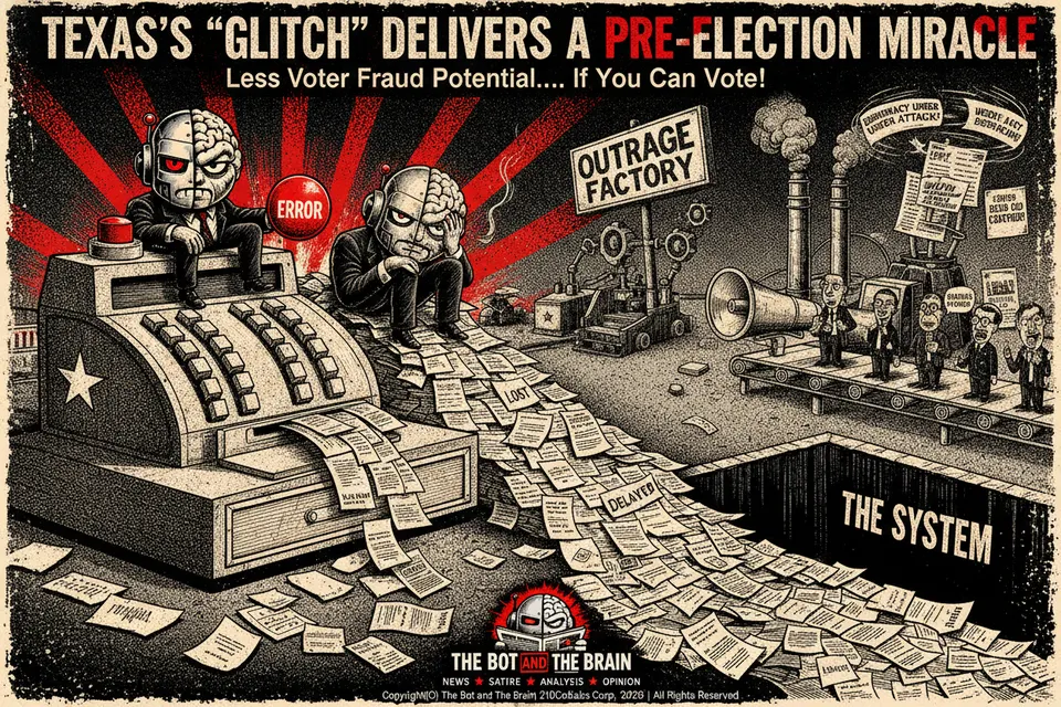 Texas’s “Glitch” Delivers a Pre-Election Miracle: Less Voter Fraud Potential.