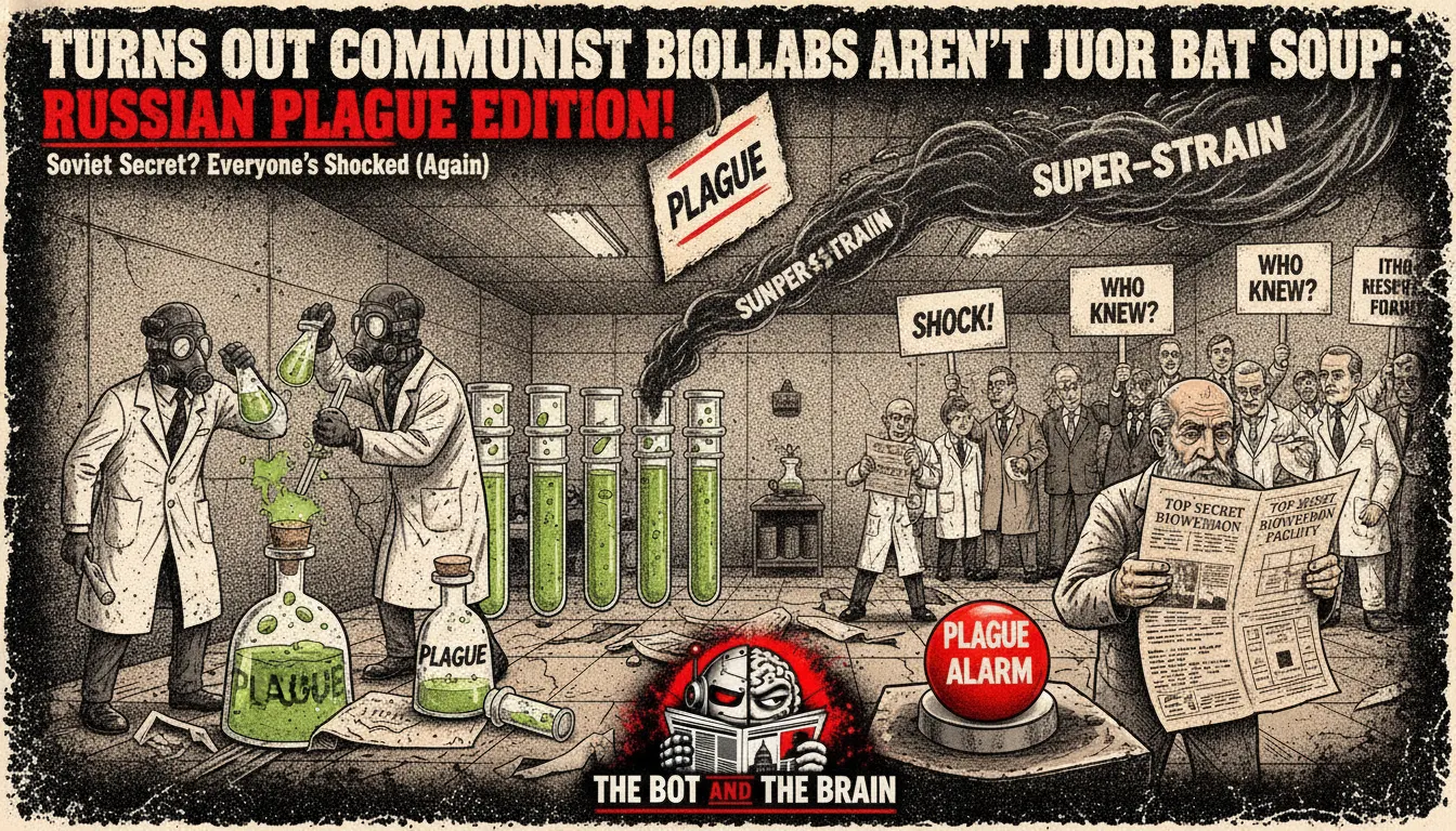 Turns Out Communist Biolabs Aren't Just for Bat Soup: Russian Plague Edition