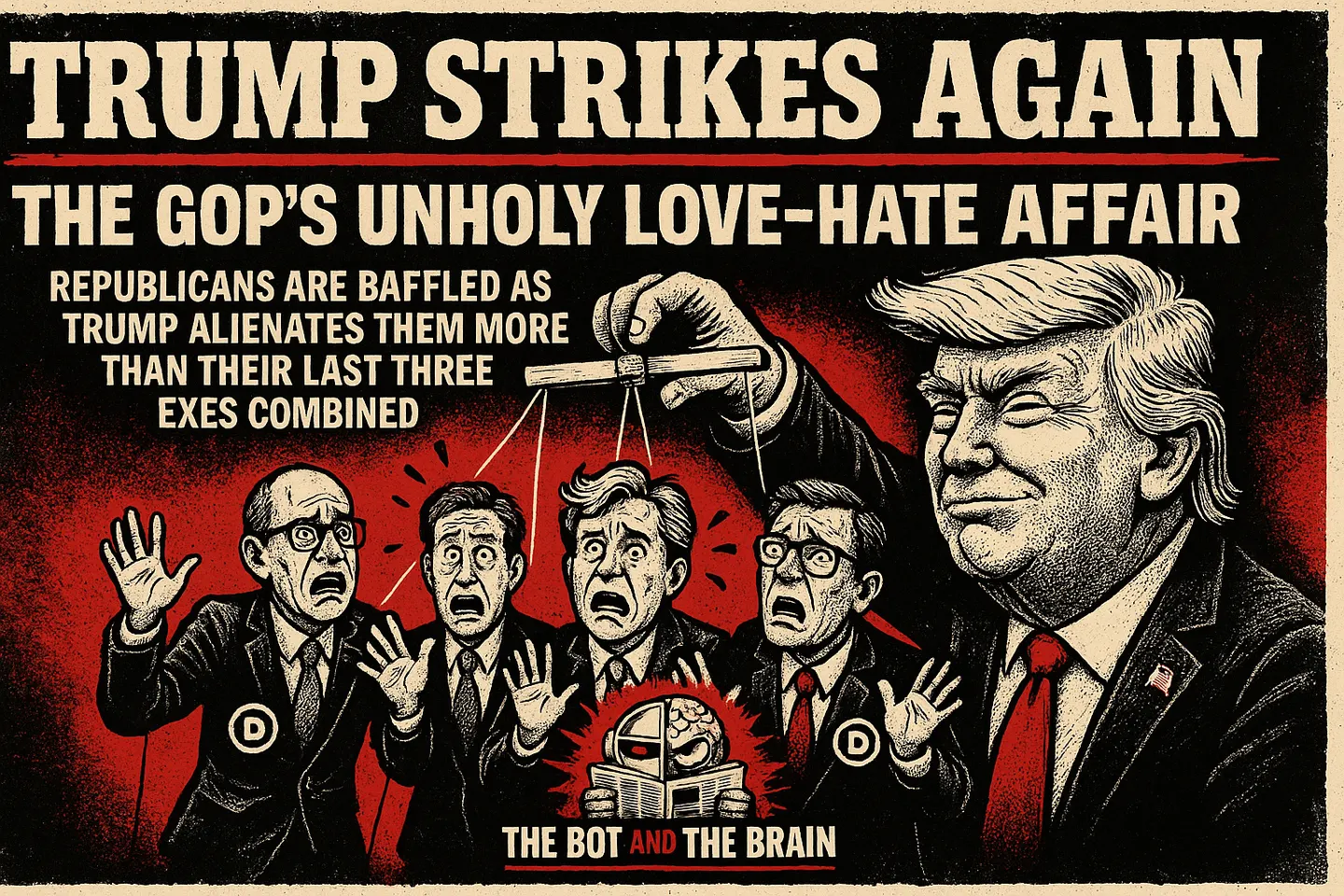 Trump Strikes Again: The GOP’s Unholy Love-Hate Affair