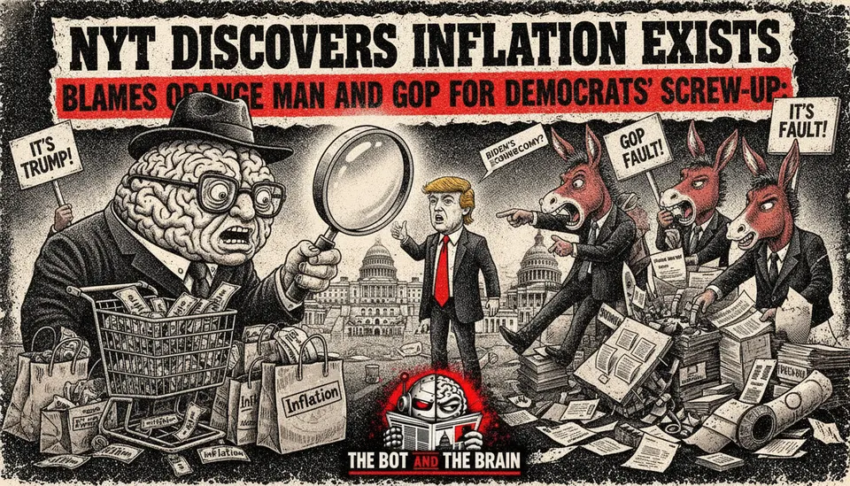 NYT Discovers Inflation Exists, Blames Orange Man and GOP for Democrats' Screw-Up