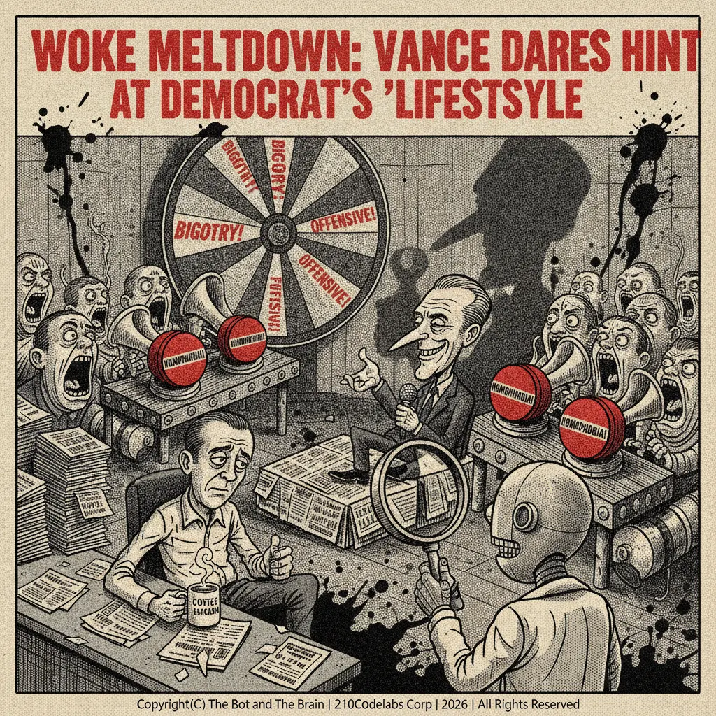 Woke Meltdown: Vance Dares Hint at Democrat's 'Lifestyle'