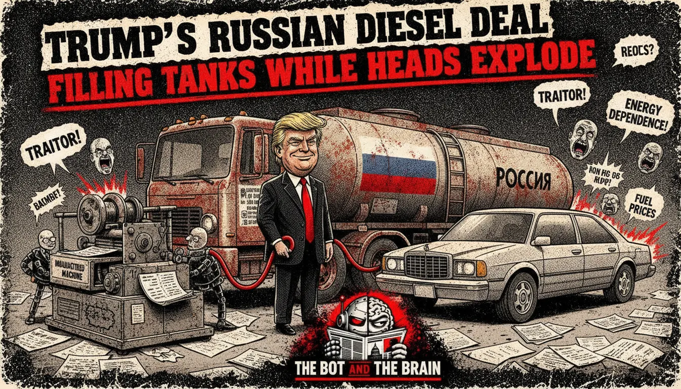 Trump's Russian Diesel Deal: Filling Tanks While Heads Explode