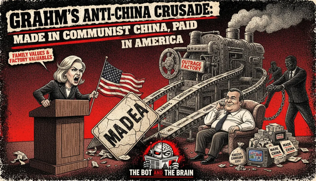 Graham's Anti-China Crusade: Made in Communist China, Paid in America