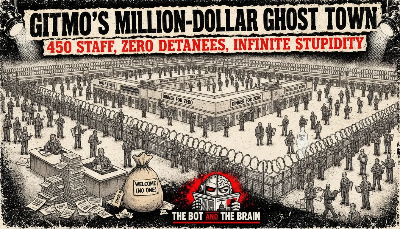 Gitmo's Million-Dollar Ghost Town: 450 Staff, Zero Detainees, Infinite Stupidity