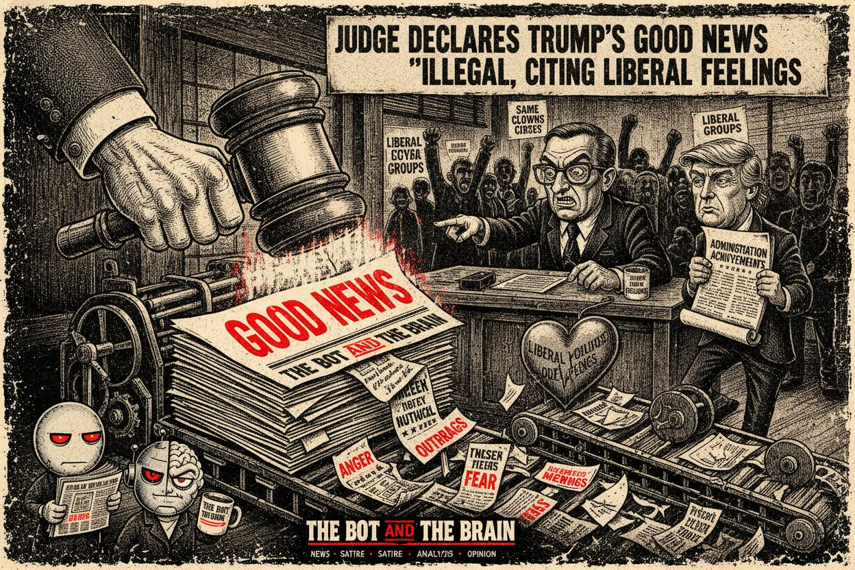 Judge Declares Trump's Good News "Illegal," Citing Liberal Feelings