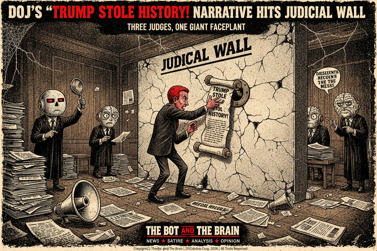 DOJ's 'Trump Stole History!' Narrative Hits Judicial Wall