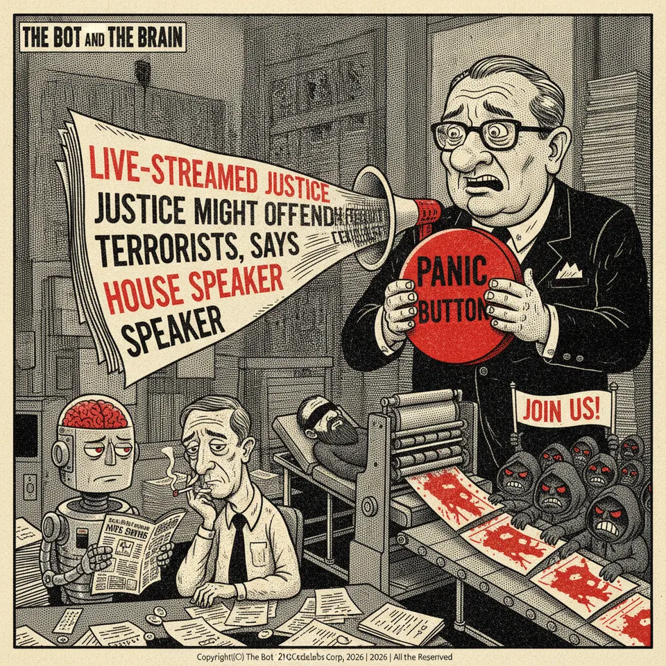 Live-Streamed Justice Might Offend Terrorists, Says House Speaker.