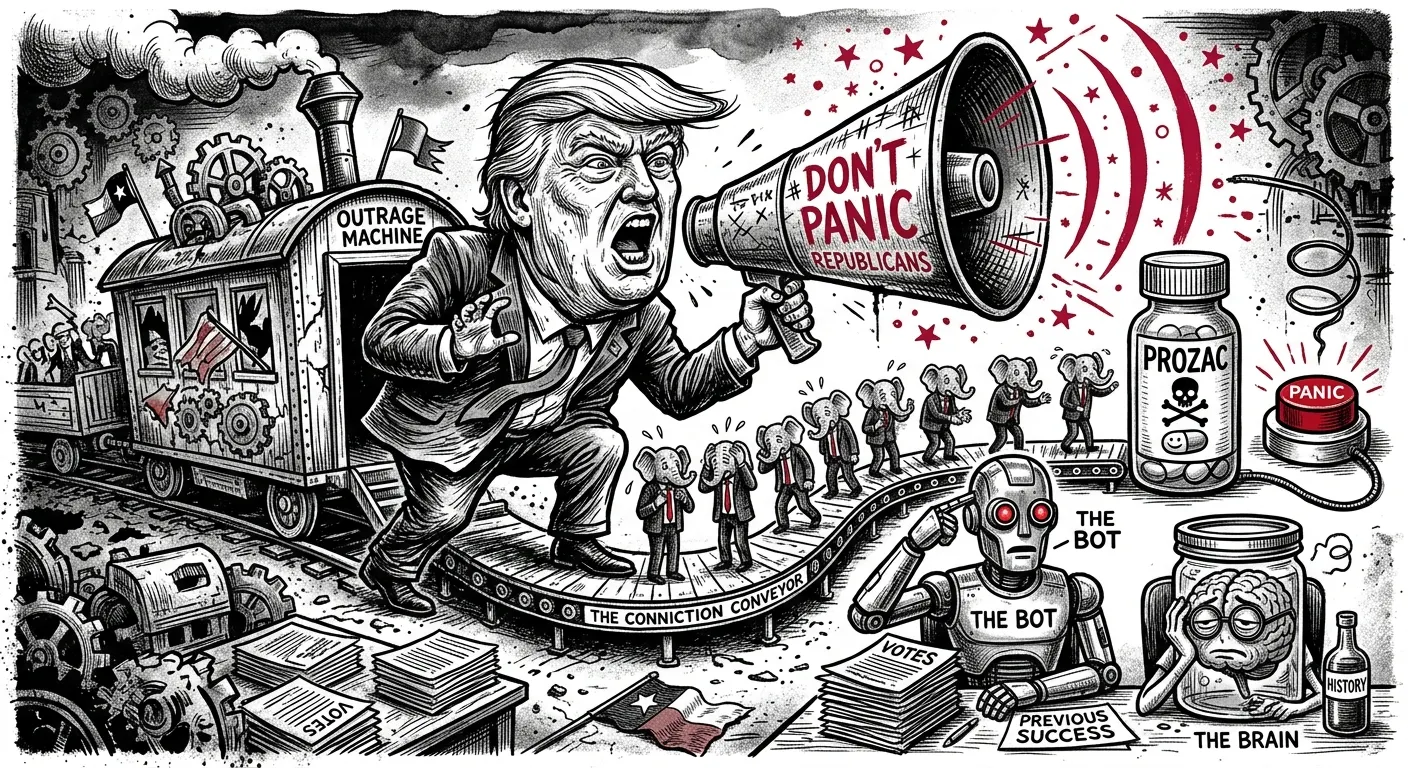 Texas GOP Needs Prozac, Trump Visits