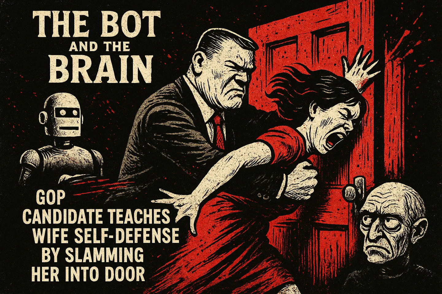 GOP Candidate Teaches Wife Self-Defense by Slamming Her into a Door