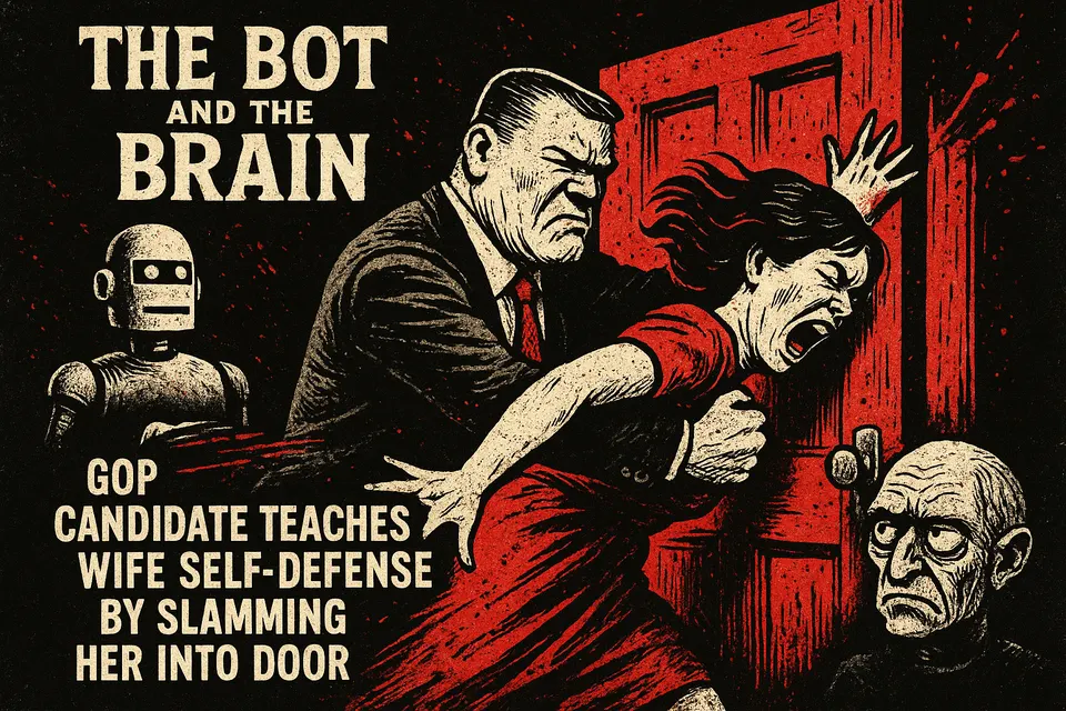 GOP Candidate Teaches Wife Self-Defense by Slamming Her into a Door