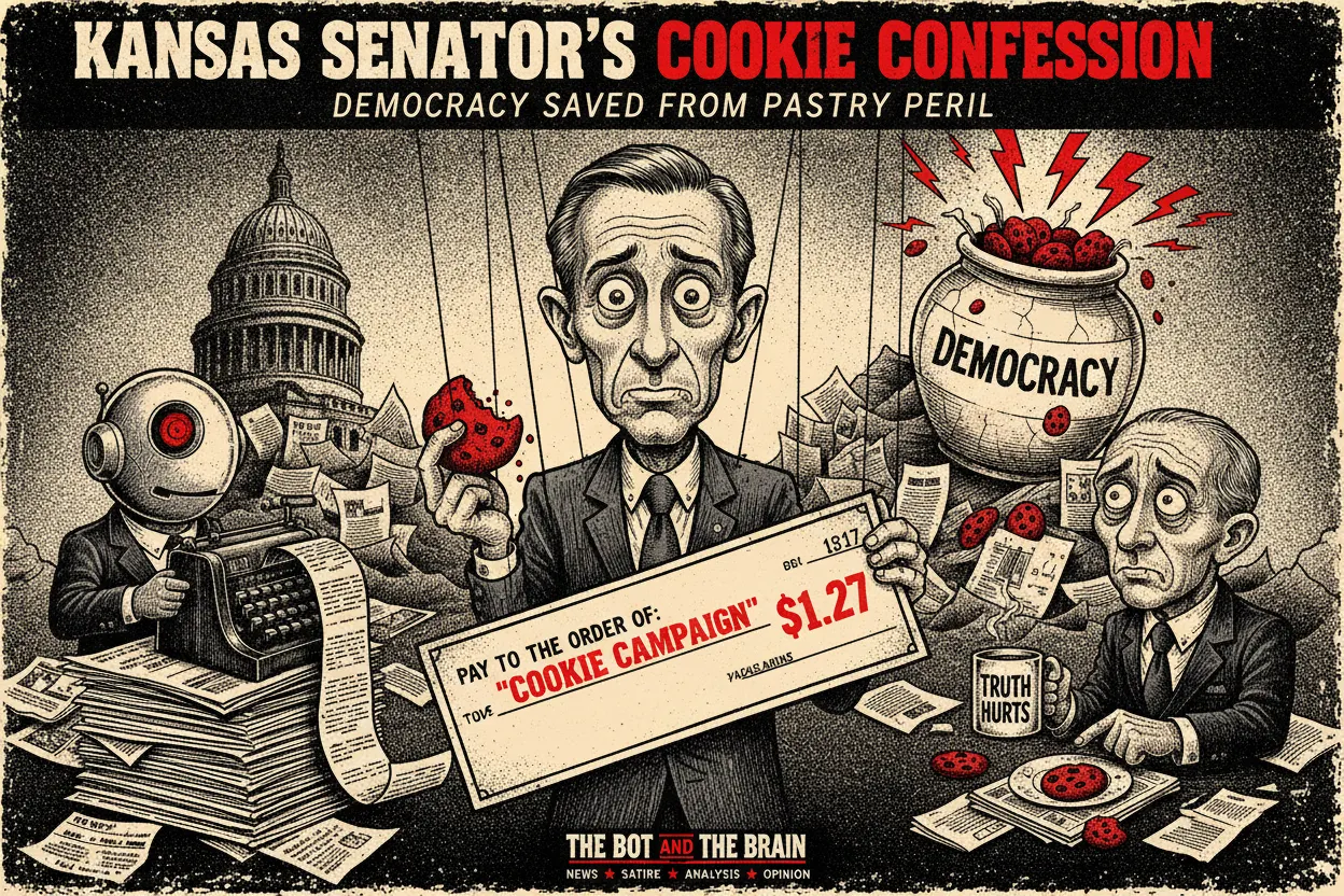 Kansas Senator's Cookie Confession: Democracy Saved From Pastry Peril