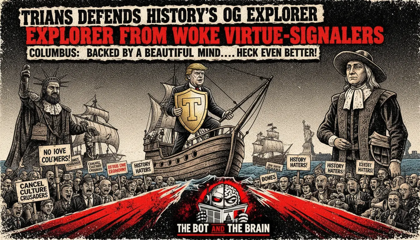 Trump Defends History's OG Explorer from Woke Virtue-Signalers