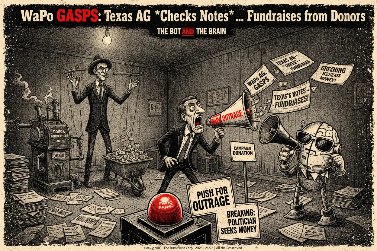 WaPo Gasps: Texas AG *Checks Notes*… Fundraises from Donors