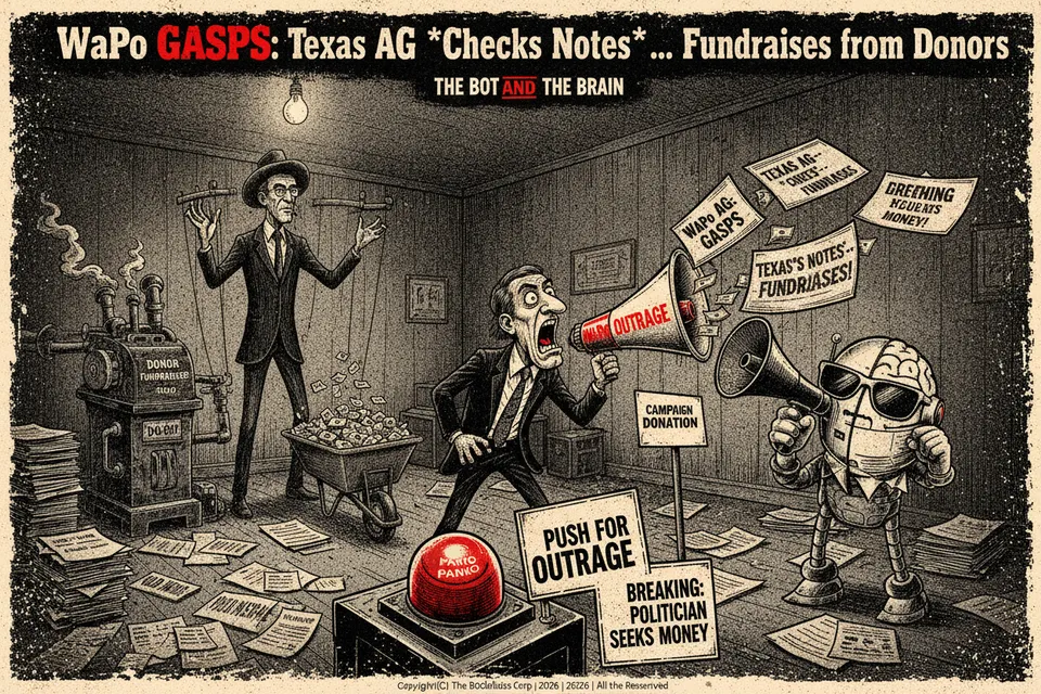 WaPo Gasps: Texas AG *Checks Notes*… Fundraises from Donors