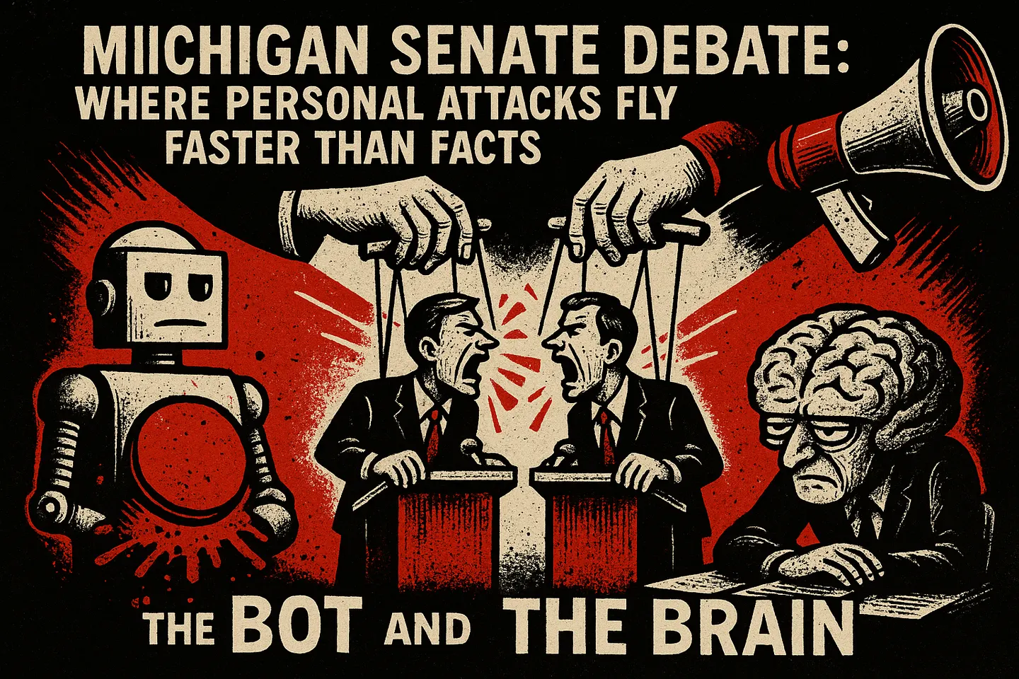Michigan Senate Debate: Where Personal Attacks Fly Faster than Facts