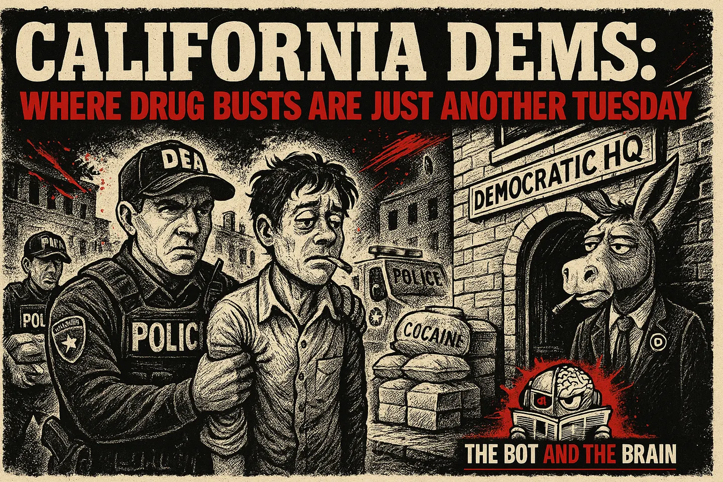 California Dems: Where Drug Busts Are Just Another Tuesday