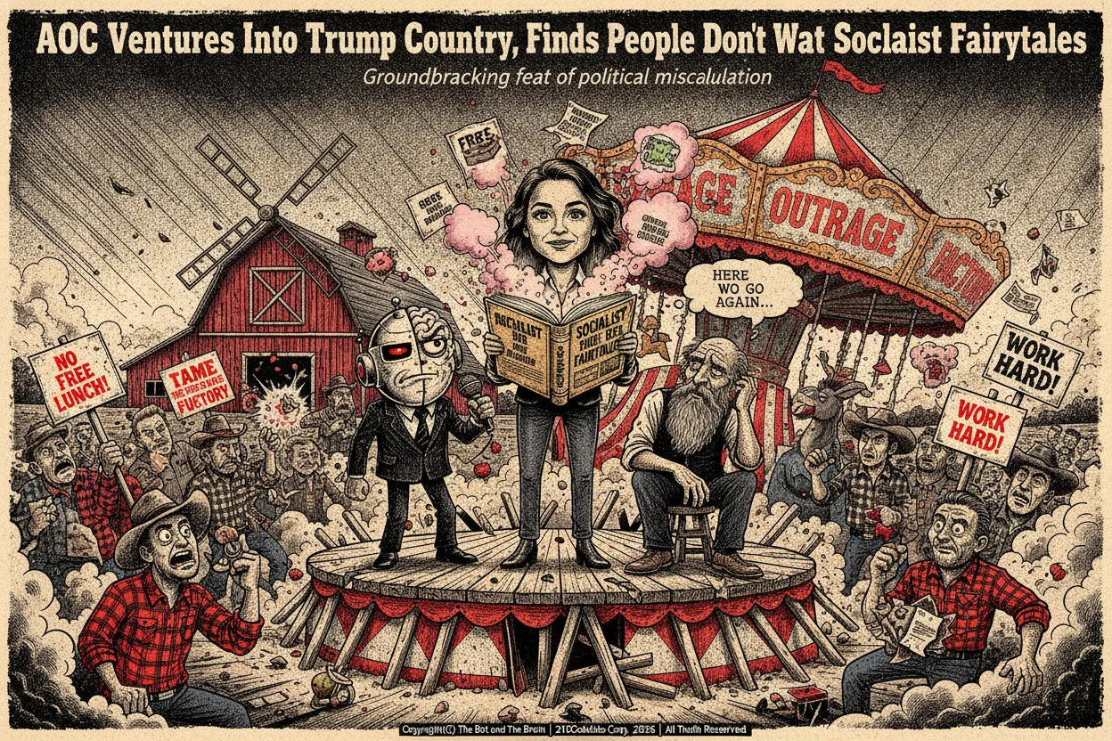 AOC Ventures Into Trump Country, Finds People Don't Want Socialist Fairytales