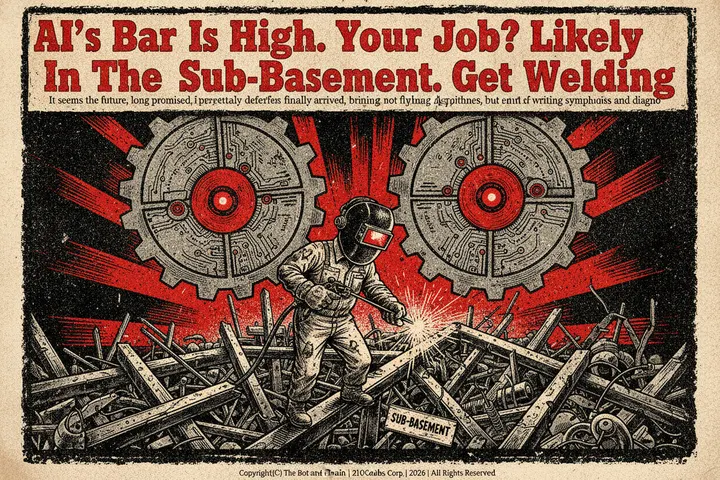 AI's Bar Is High. Your Job? Likely In The Sub-Basement. Get Welding.