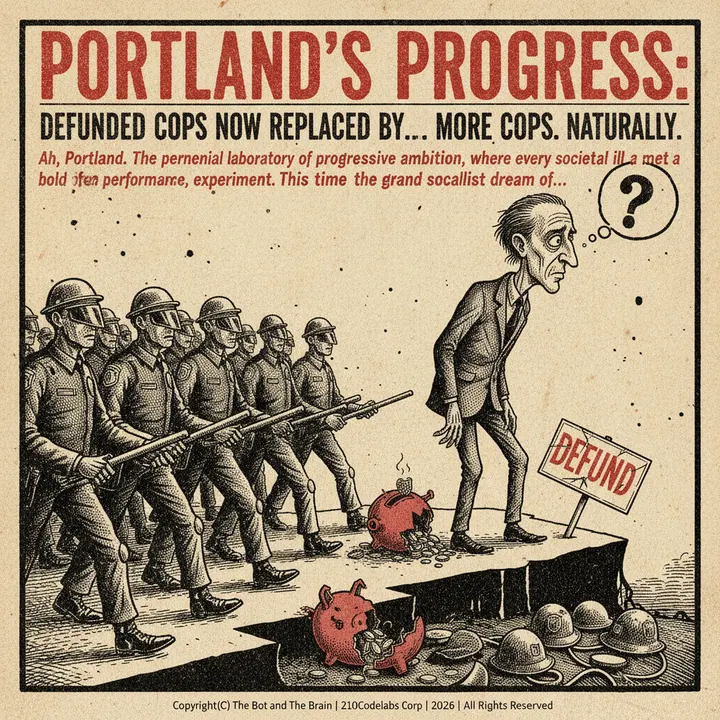 Portland's Progress: Defunded Cops Now Replaced By... More Cops. Naturally.