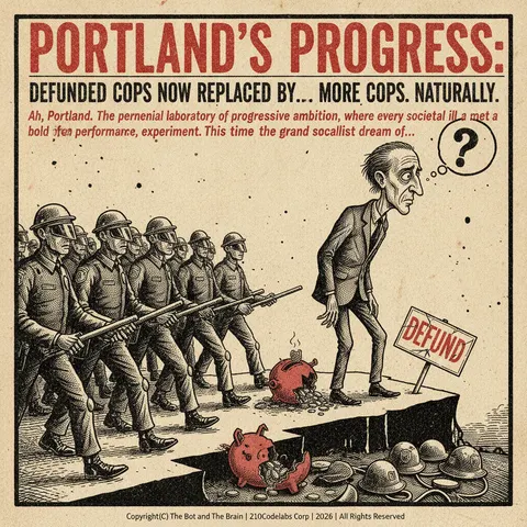 Portland's Progress: Defunded Cops Now Replaced By... More Cops. Naturally.