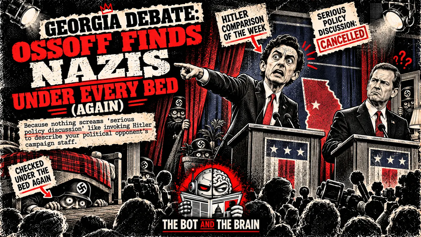 Georgia Debate: Ossoff Finds Nazis Under Every Bed (Again)