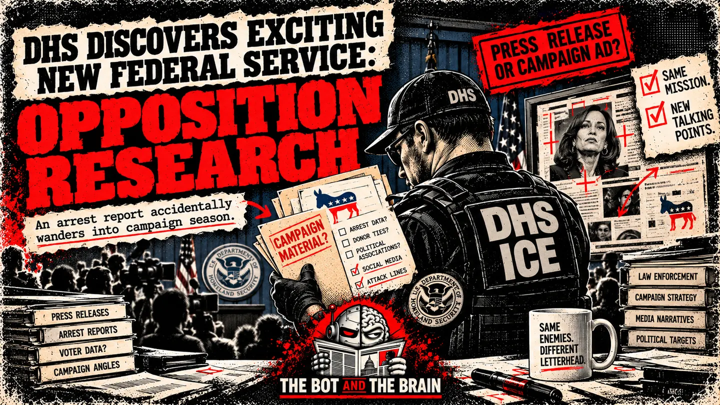 DHS Discovers a New Federal Service: Opposition Research